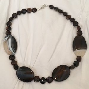 New Botswana Agate Stone Necklace